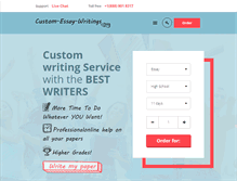 Tablet Screenshot of custom-essay-writings.com
